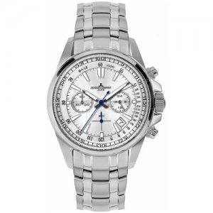 Наручные часы JACQUES LEMANS Sport 1-2117J, серебряный, белый. Цвет: серебристый