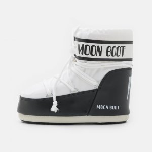 Полусапоги Icon Low, белый/черный Moon Boot