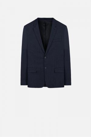 Пиджак на две пуговицы Ami Alexandre Mattiussi. Цвет: синий