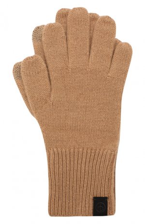 Кашемировые перчатки Rag&Bone. Цвет: бежевый