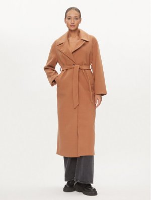 Переходное пальто стандартного кроя Yas, коричневый YAS