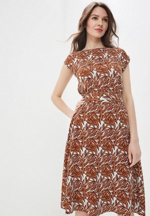Платье po Pogode. Цвет: коричневый