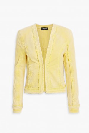 Джинсовая куртка Caddy с потертостями , пастельно-желтый Retrofête