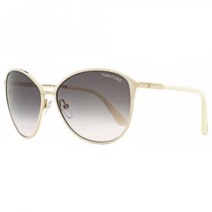 Женские солнцезащитные очки Penelope TF320 25B Кремово-золотые 59 мм Tom Ford