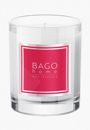 Свеча ароматическая Bago Home Фруктовый детокс 132 г. Цвет: розовый