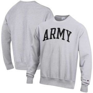 Мужской пуловер с обратным плетением, армейский черный рыцарский свитшот принтом меланжевого цвета Champion