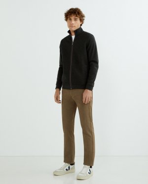 Мужские брюки-чиносы из твила , коричневый Florentino. Цвет: коричневый