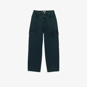 Широкие джинсы карго со средней посадкой , цвет verts Sandro