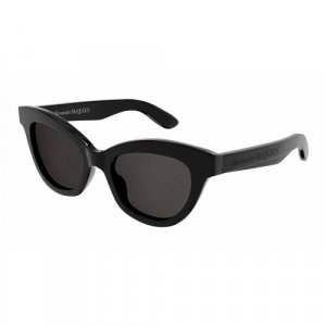 Солнцезащитные очки AM0391S 001, черный Alexander McQueen. Цвет: черный