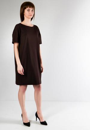 Платье Marina Rimer. Цвет: коричневый