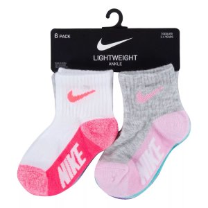 Комплект из 6 носков до щиколотки для малышей/малышей Nike