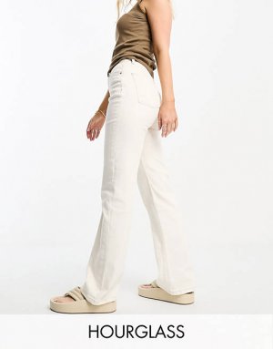 Светло-белые легкие прямые джинсы ASOS DESIGN Hourglass
