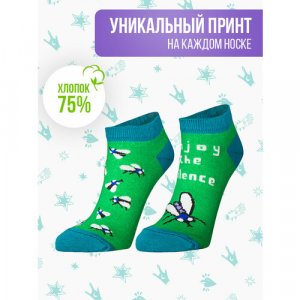 Носки , размер 40-44, зеленый Big Bang Socks. Цвет: зеленый