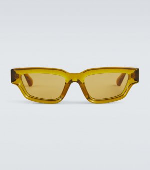 Прямоугольные солнцезащитные очки , желтый Bottega Veneta
