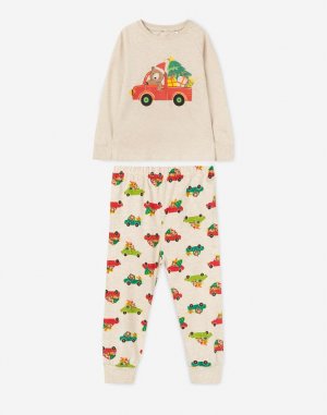 Пижама с машинками для мальчика Gloria Jeans
