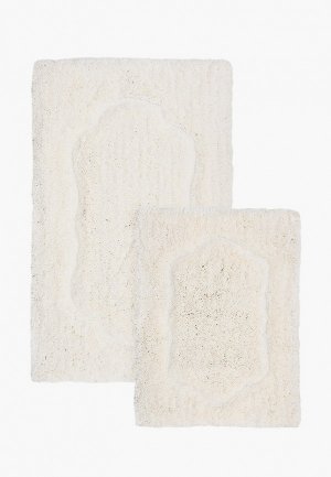 Комплект ковриков Sofi De Marko 60х100 см, 50х70 см. Цвет: белый