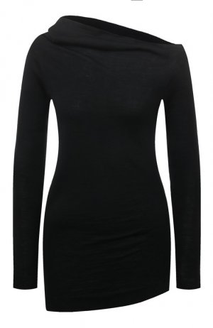 Шерстяной пуловер Alberta Ferretti. Цвет: чёрный