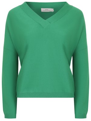 Пуловер кашемировый ARCH4. Цвет: зеленый