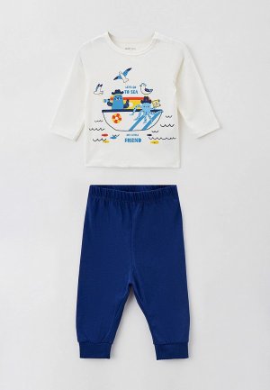 Пижама и полотенце LC Waikiki Baby. Цвет: разноцветный