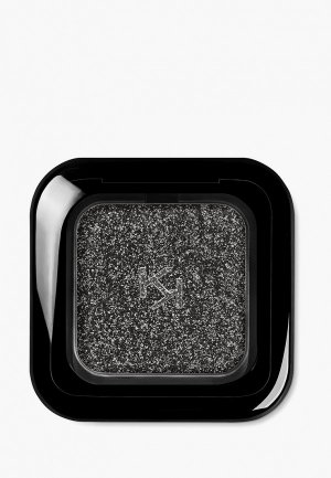 Тени для век Kiko Milano с глиттером высокой степенью перекрытия GLITTER SHOWER EYESHADOW, оттенок 06, Sparkling Graphite, 2 гр. Цвет: серый