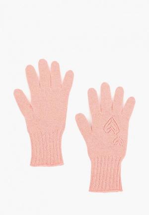 Перчатки Фабрика Оренбургских пуховых платков. Цвет: розовый