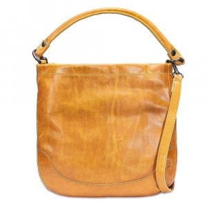 Сумка Melissa Leather Hobo, желто-коричневый Frye