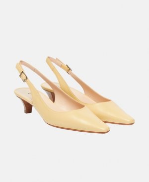 Туфли-лодочки с пяткой на пятке , светло-желтого Evita