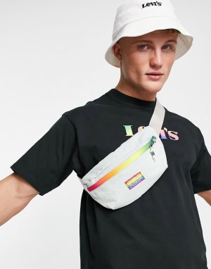 Сумка-кошелек на пояс из денима с разноцветным логотипом Levis Pride-Голубой Levi's