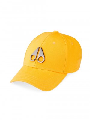 Бейсболка с металлическим логотипом , желтый Moose Knuckles
