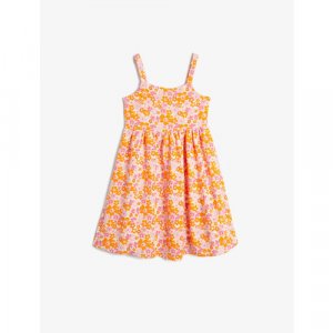 Платье , размер 9-10 лет, оранжевый KOTON. Цвет: оранжевый