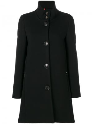 Однобортное пальто Rrd. Цвет: чёрный