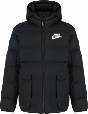 Пуховик для мальчиков Sportswear, размер 158-170 Nike. Цвет: черный
