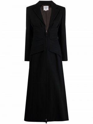 Пальто 2000-х годов со вставкой-корсетом Jean Paul Gaultier Pre-Owned. Цвет: черный