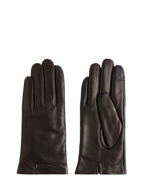 Кожаные перчатки , черный Calvin Klein