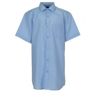 Школьная рубашка , размер 140-146, голубой Imperator. Цвет: голубой