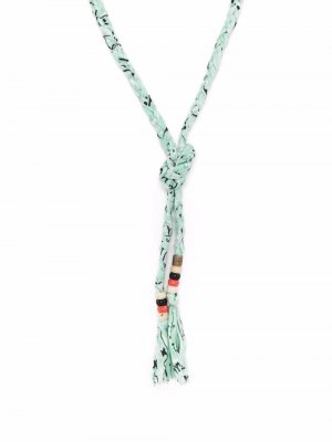 Bandana bead necklace Alanui. Цвет: зеленый