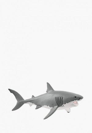 Фигурка Schleich Большая белая акула. Цвет: серый