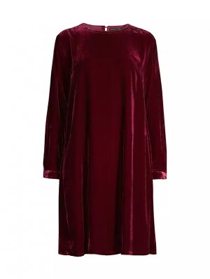 Бархатное платье с длинными рукавами , цвет rose Eileen Fisher