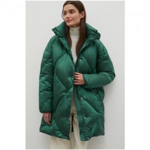 Пальто женское Finn Flare, цвет: т.зеленый FAC11096_537, размер: S FLARE. Цвет: зеленый