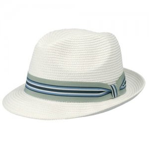 Шляпа хомбург BAILEY 81650 SALEM, размер 59. Цвет: белый