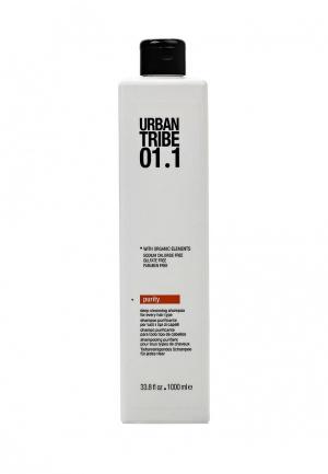 Шампунь URBAN TRIBE очищающий для всех типов волос, 1000 мл.