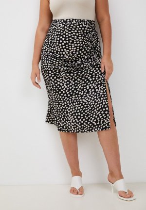 Юбка Vero Moda Curve. Цвет: черный