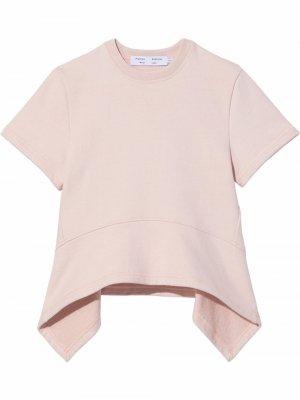 Asymmetric T-shirt Proenza Schouler White Label. Цвет: розовый