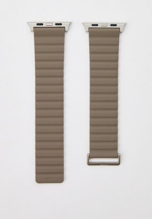 Ремешок для часов Uniq Apple Watch 49/45/44/42 мм Revix Premium Edition нат. кожа/силикон двухсторонний магнитный. Цвет: разноцветный