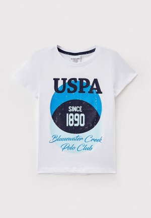 Футболка U.S. Polo Assn.. Цвет: белый