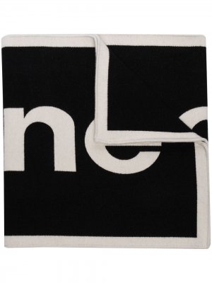 Шарф с логотипом Paco Rabanne. Цвет: черный