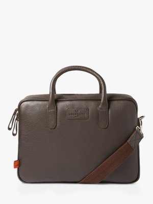 Кожаная сумка для ноутбука Hove, коричневая Simon Carter