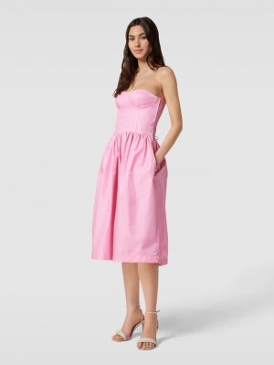 Платье на тонких бретельках модель Монтана , розовый Stella Nova