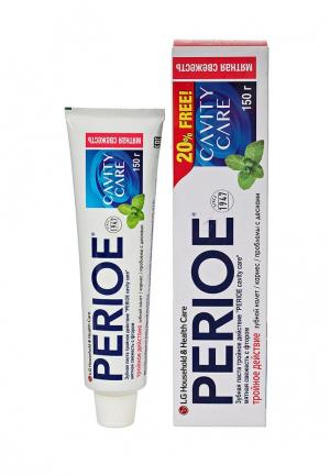 Зубная паста Perioe тройное действие cavity care мятная свежесть с фтором, 150 гр