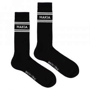 Носки Stripe Half, черный Makia
